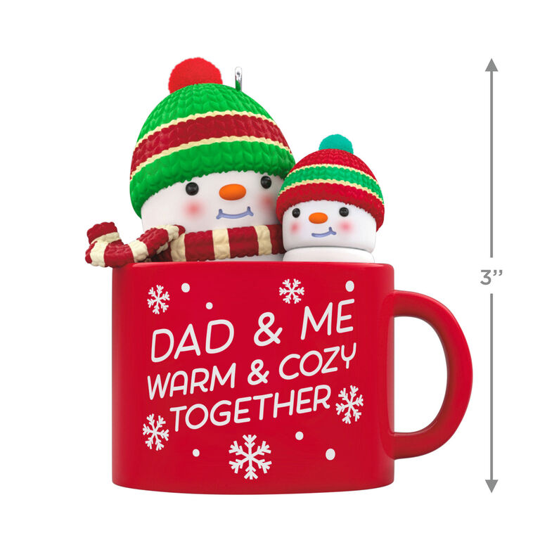 Hallmark Dad & Me Hot Cocoa Mug 2023 Ornament