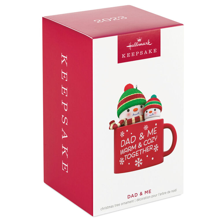 Hallmark Dad & Me Hot Cocoa Mug 2023 Ornament