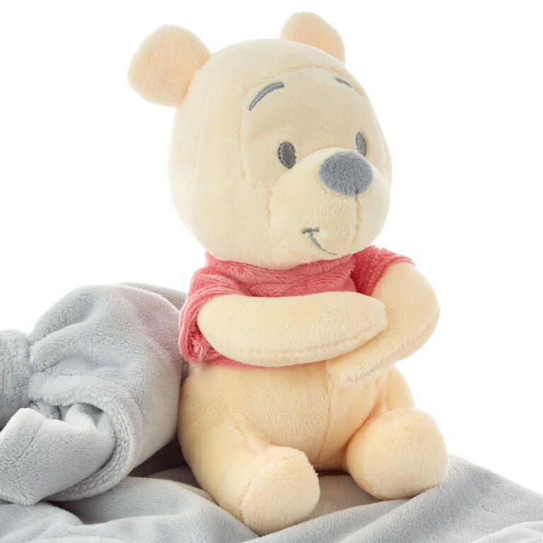 Hallmark Disney Baby Winnie The Pooh Plush And Lovey Blanket