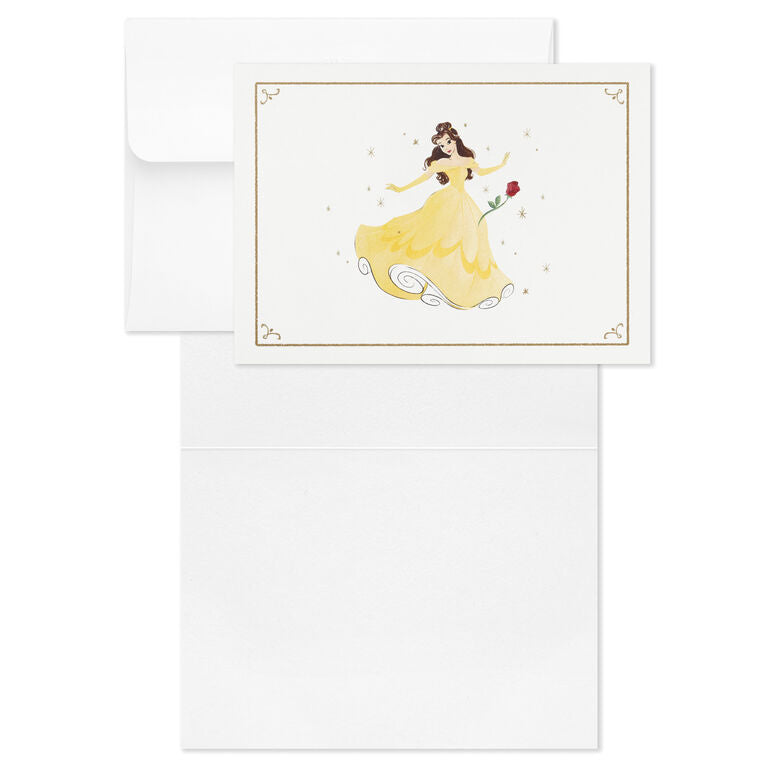 Hallmark Disney Princess Assorted Boxed Blank Note Cards Multipack, Pack Of 24
