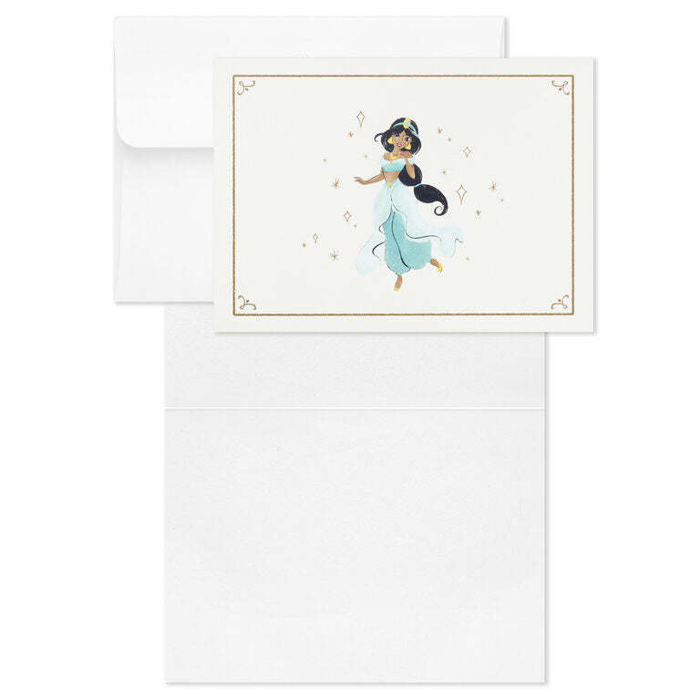 Hallmark Disney Princess Assorted Boxed Blank Note Cards Multipack, Pack Of 24