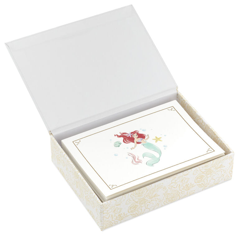Hallmark Disney Princess Assorted Boxed Blank Note Cards Multipack, Pack Of 24