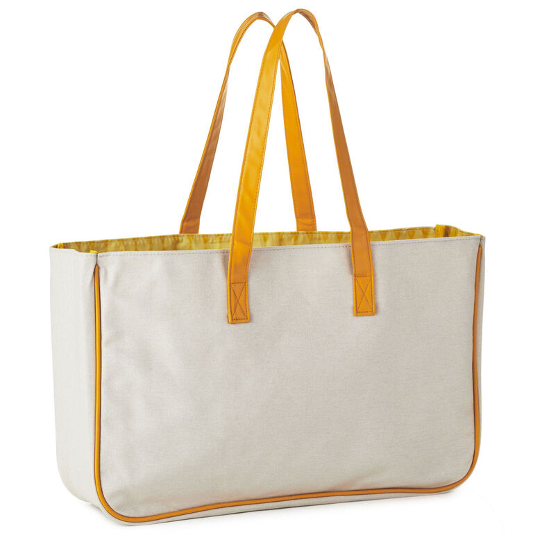 Hallmark Walt Disney World 50th Anniversary "it's A Small World" Canvas Tote Bag