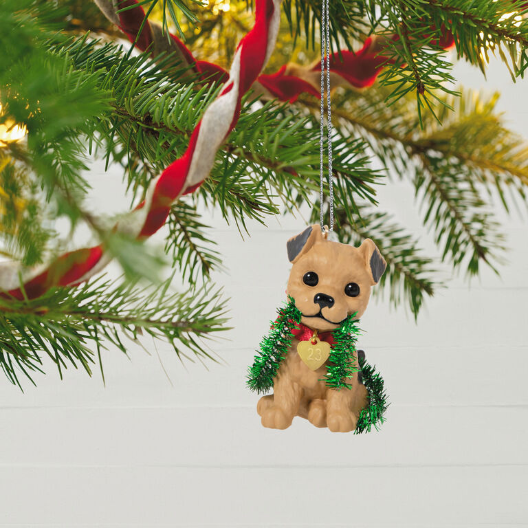 Hallmark Puppy Love Terrier 2023 Ornament