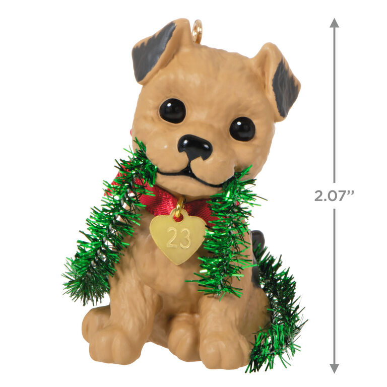 Hallmark Puppy Love Terrier 2023 Ornament