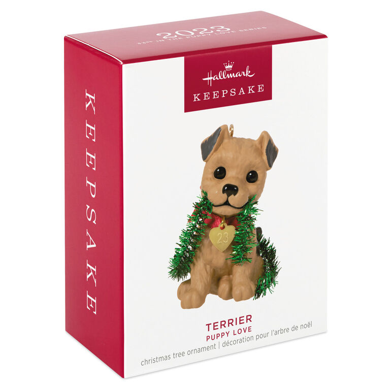 Hallmark Puppy Love Terrier 2023 Ornament