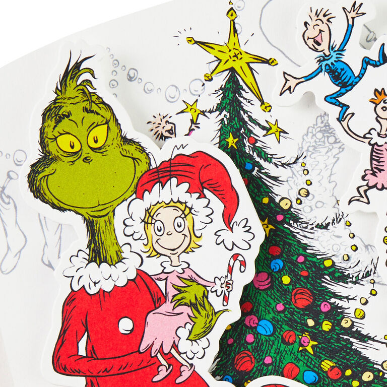 Hallmark Dr. Seuss™ How The Grinch Stole Christmas! 3D Pop-Up Boxed Christmas Cards, Pack Of 8