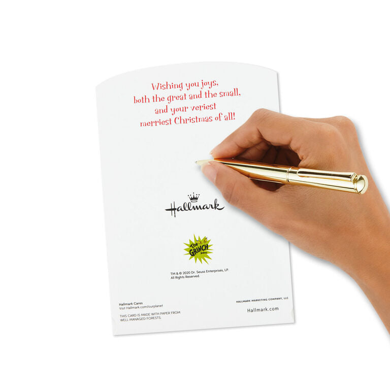 Hallmark Dr. Seuss™ How The Grinch Stole Christmas! 3D Pop-Up Boxed Christmas Cards, Pack Of 8