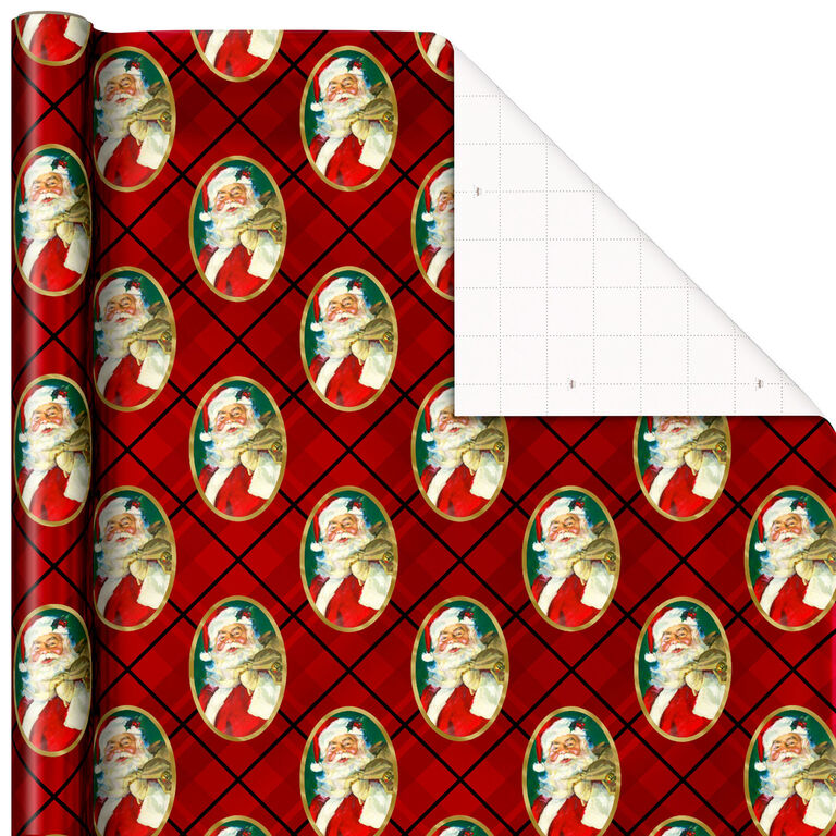 Hallmark Traditional 3-Pack Foil Christmas Wrapping Paper Assortment, 60 Sq. Ft.