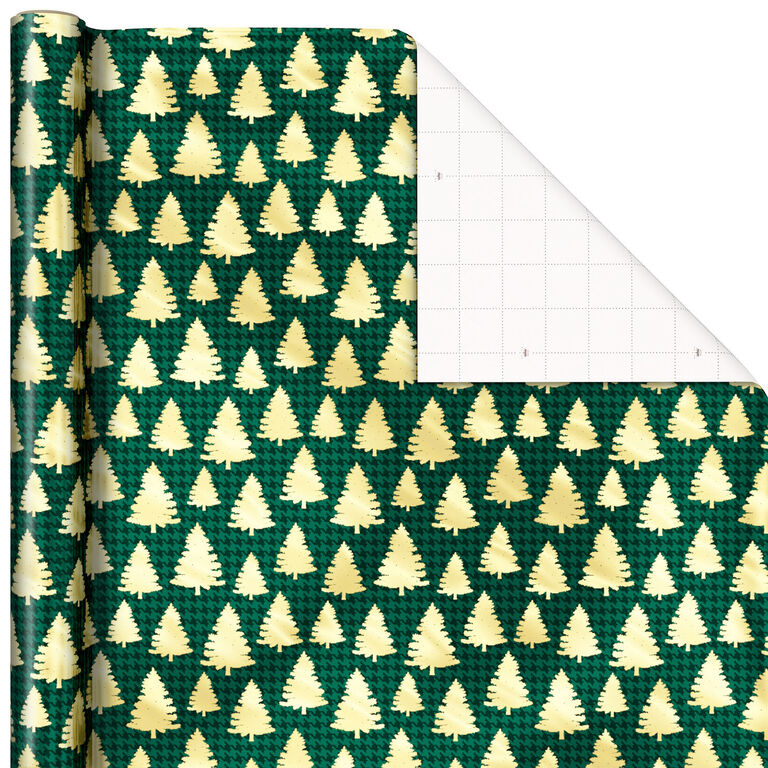 Hallmark Traditional 3-Pack Foil Christmas Wrapping Paper Assortment, 60 Sq. Ft.