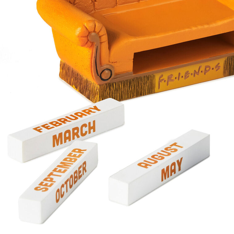 Hallmark Friends Orange Couch Perpetual Calendar