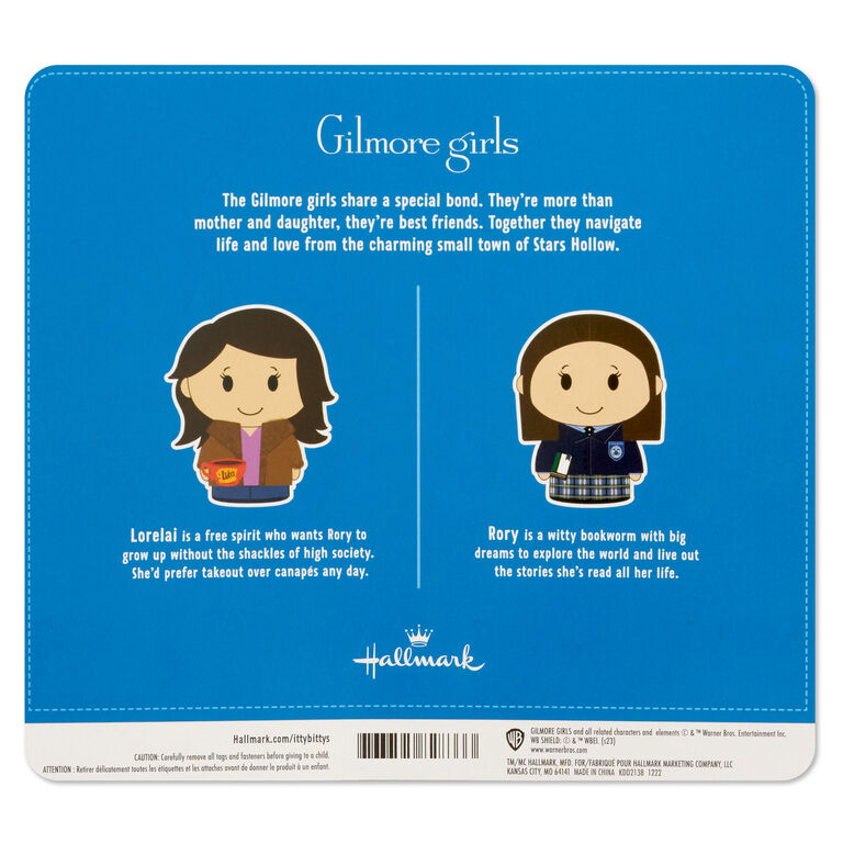 Hallmark Itty Bittys® Gilmore Girls Lorelai And Rory Gilmore Plush, Set Of 2