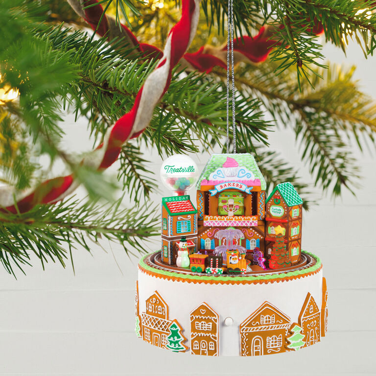 Hallmark Gingerbread Village Musical Ornament With Light And Motion
