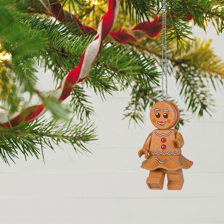 Hallmark Gingerbread Woman LEGO® Minifigure Ornament