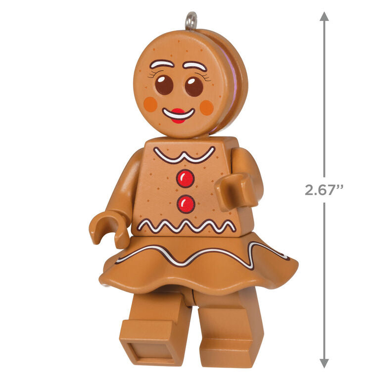 Hallmark Gingerbread Woman LEGO® Minifigure Ornament