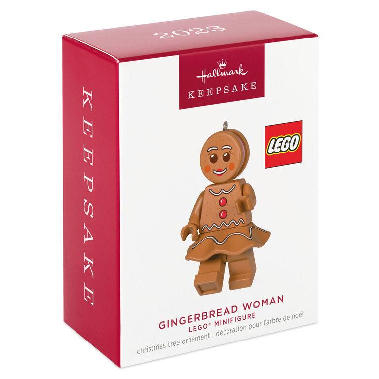 Hallmark Gingerbread Woman LEGO® Minifigure Ornament