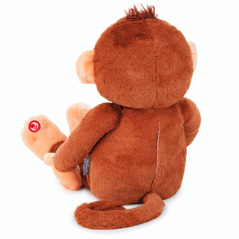 Hallmark Goin' Bananas Monkey Singing Stuffed Animal, 12"
