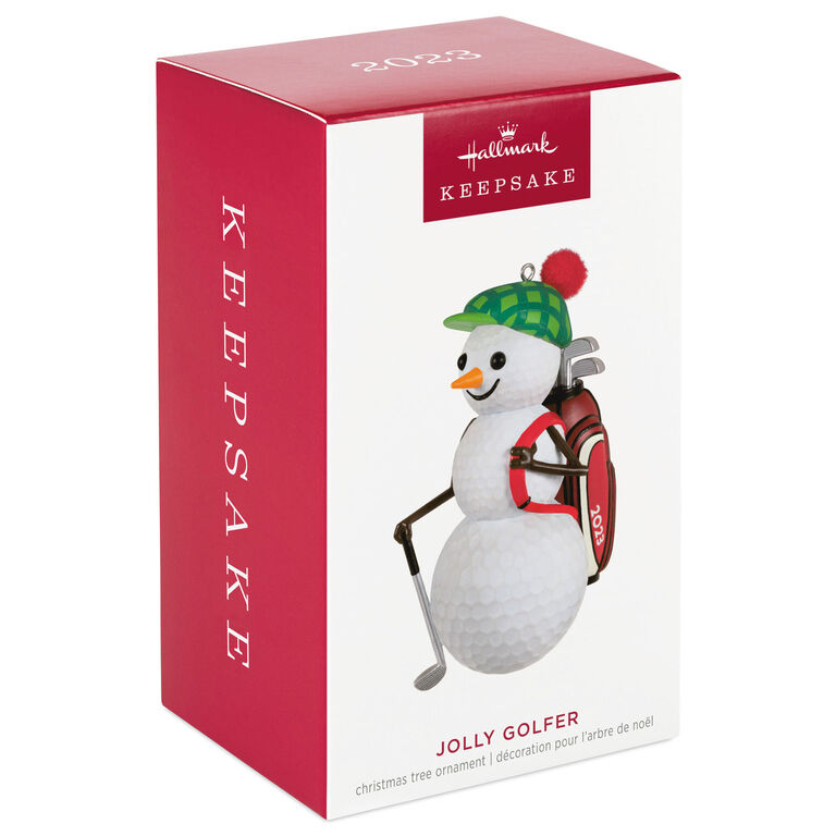 Hallmark Jolly Golfer 2023 Ornament