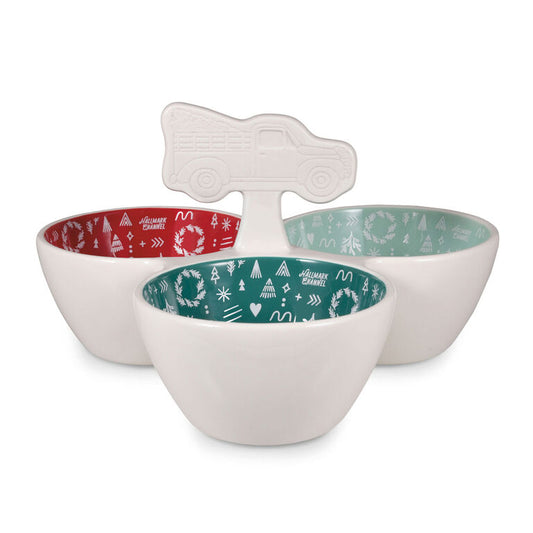  Hallmark Channel Truck Dip Bowl Trio