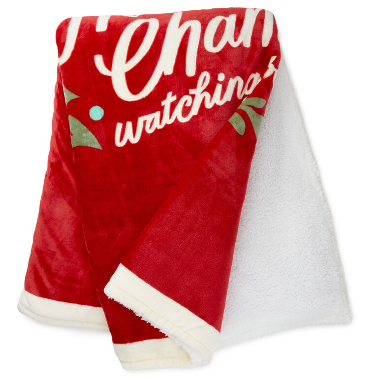  Hallmark Channel Red Oversized Blanket, 60x80