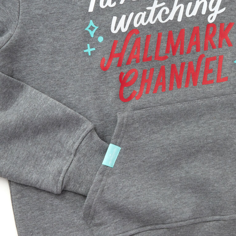  Hallmark Channel Rather Be Watching Sweatshirt Hoodie, X-Large