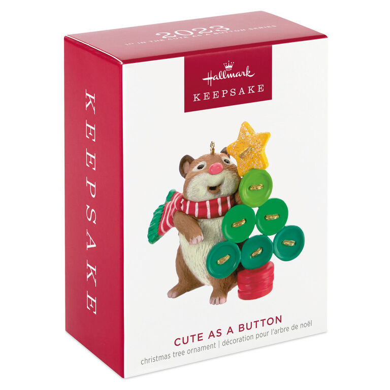 Hallmark Cute As A Button Ornament