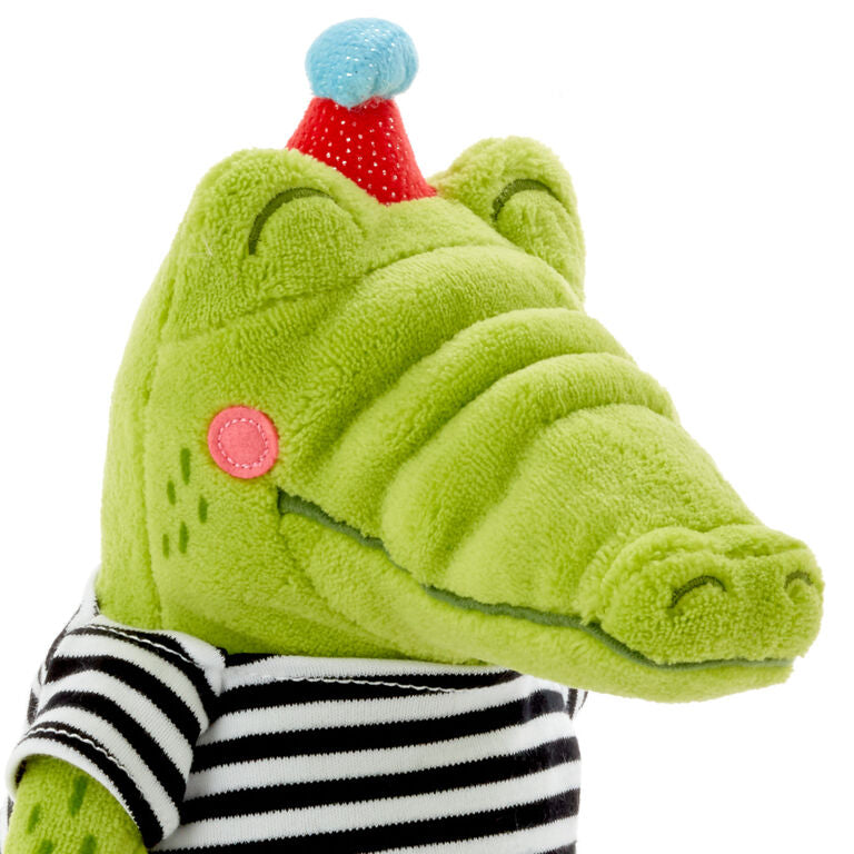 Hallmark Happy Birthday Alligator Stuffed Animal, 9"