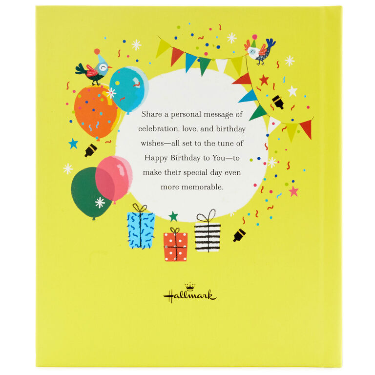 Hallmark Happy Birthday To You! Recordable Storybook With Music