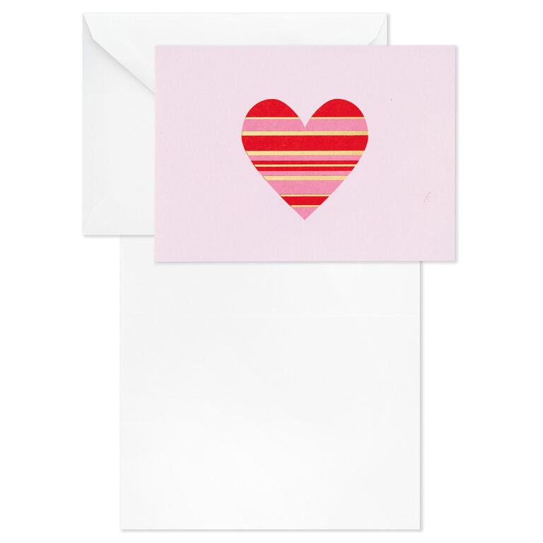 Hallmark Hearts Aplenty Assorted Blank Note Cards, Box Of 24