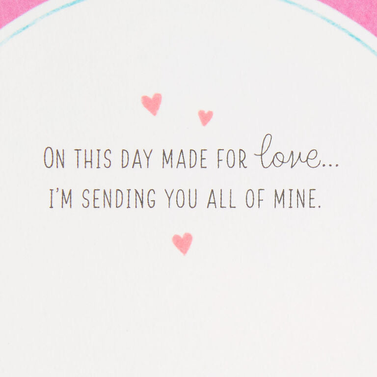Hallmark All My Love Snow Globe Musical 3D Pop-Up Valentine's Day Card With Motion