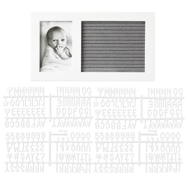 Hallmark Letter Board Announcement Picture Frame, 4x6
