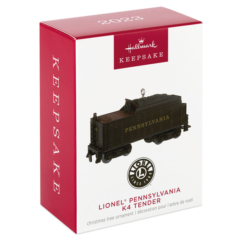 Hallmark Lionel® Pennsylvania K4 Tender Metal Ornament