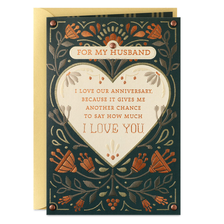 Hallmark Love Being Married To You Anniversary Card For Husband