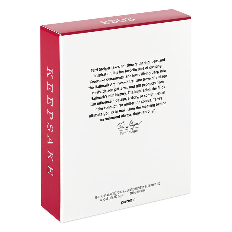 Hallmark We're Engaged! 2023 Porcelain Ornament