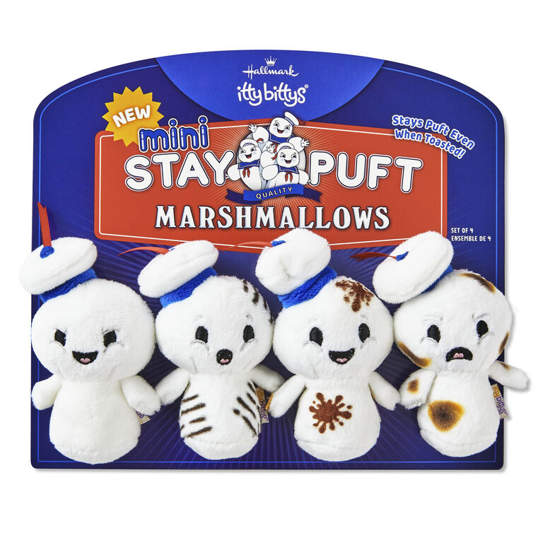 Hallmark Itty Bittys® Ghostbusters: Afterlife™ Mini Stay Puft Marshmallows Plush, Set Of 4