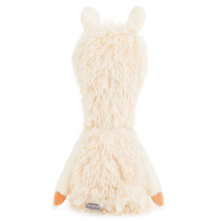 Hallmark MopTops Llama Stuffed Animal With You Make Me Smile Board Book