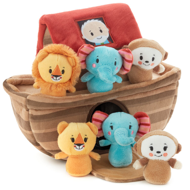Hallmark Noah's Ark And Animals Plush Playset, 7 Pieces