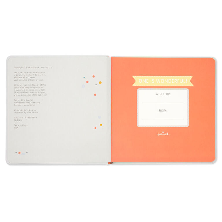 Hallmark One Is Wonderful! Birthday Book