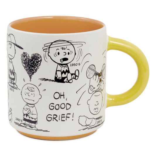 Hallmark Peanuts® 75th Anniversary Charlie Brown Through The Decades Mug, 17.5 Oz.