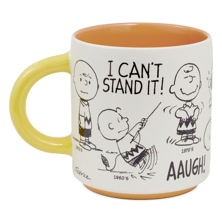 Hallmark Peanuts® 75th Anniversary Charlie Brown Through The Decades Mug, 17.5 Oz.
