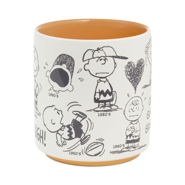 Hallmark Peanuts® 75th Anniversary Charlie Brown Through The Decades Mug, 17.5 Oz.