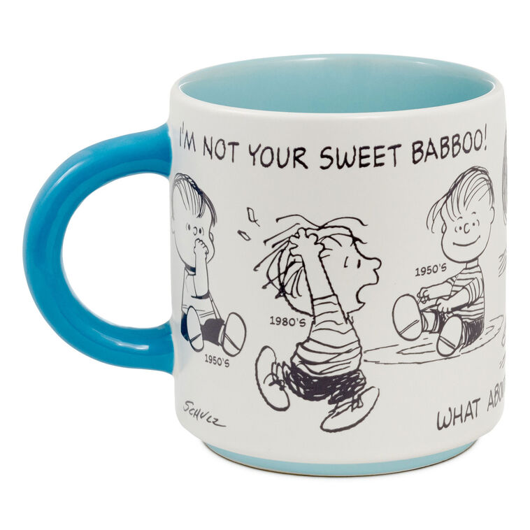 Hallmark Peanuts® 75th Anniversary Linus Through The Decades Mug, 17.5 Oz.