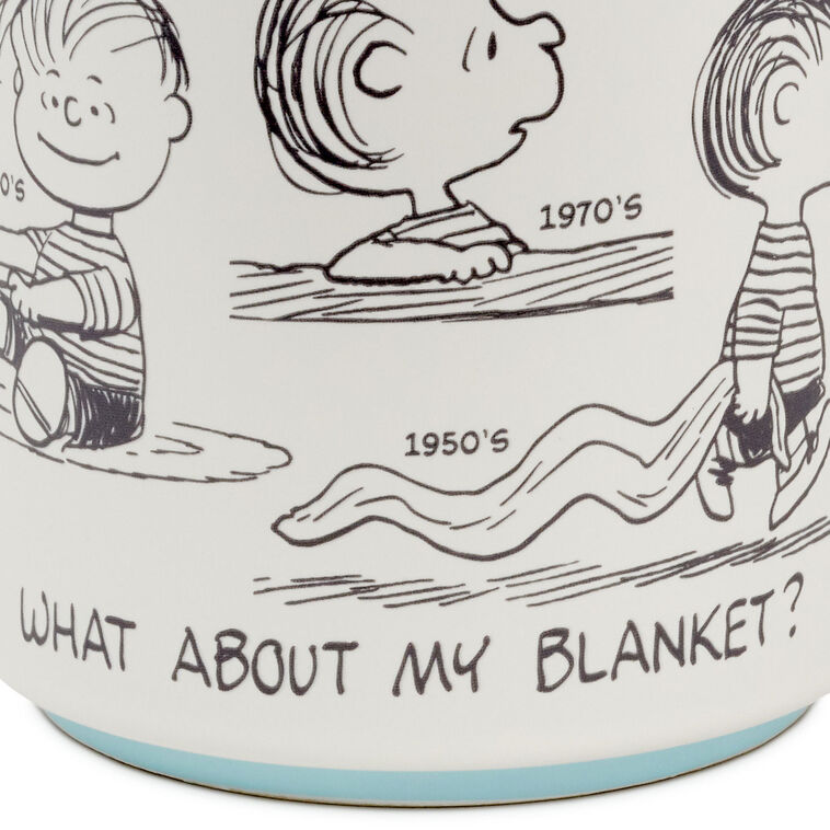 Hallmark Peanuts® 75th Anniversary Linus Through The Decades Mug, 17.5 Oz.