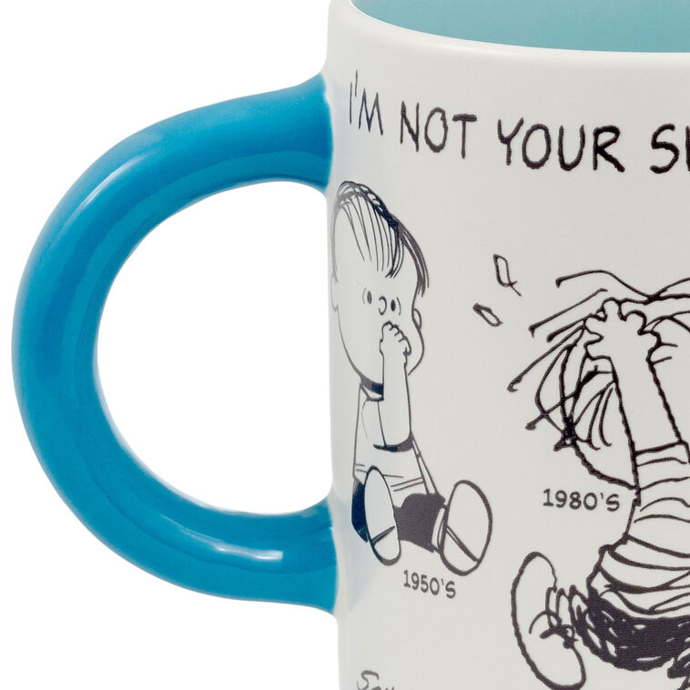 Hallmark Peanuts® 75th Anniversary Linus Through The Decades Mug, 17.5 Oz.