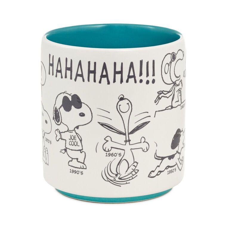Hallmark Peanuts® 75th Anniversary Snoopy Through The Decades Mug, 17.5 Oz.