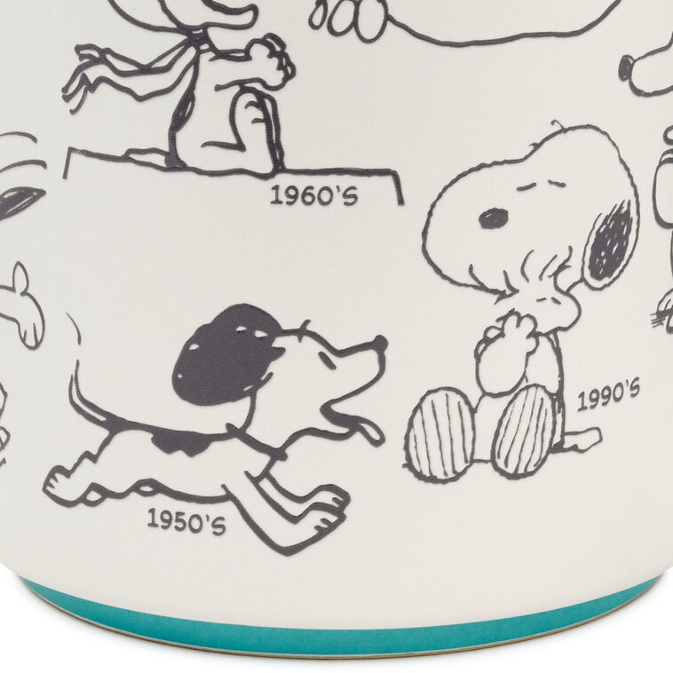 Hallmark Peanuts® 75th Anniversary Snoopy Through The Decades Mug, 17.5 Oz.