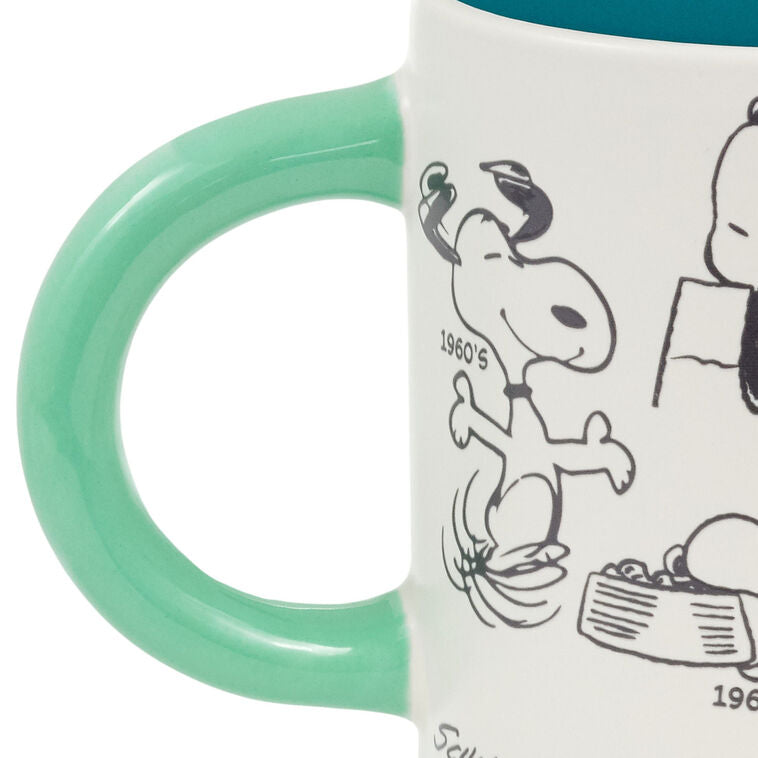 Hallmark Peanuts® 75th Anniversary Snoopy Through The Decades Mug, 17.5 Oz.