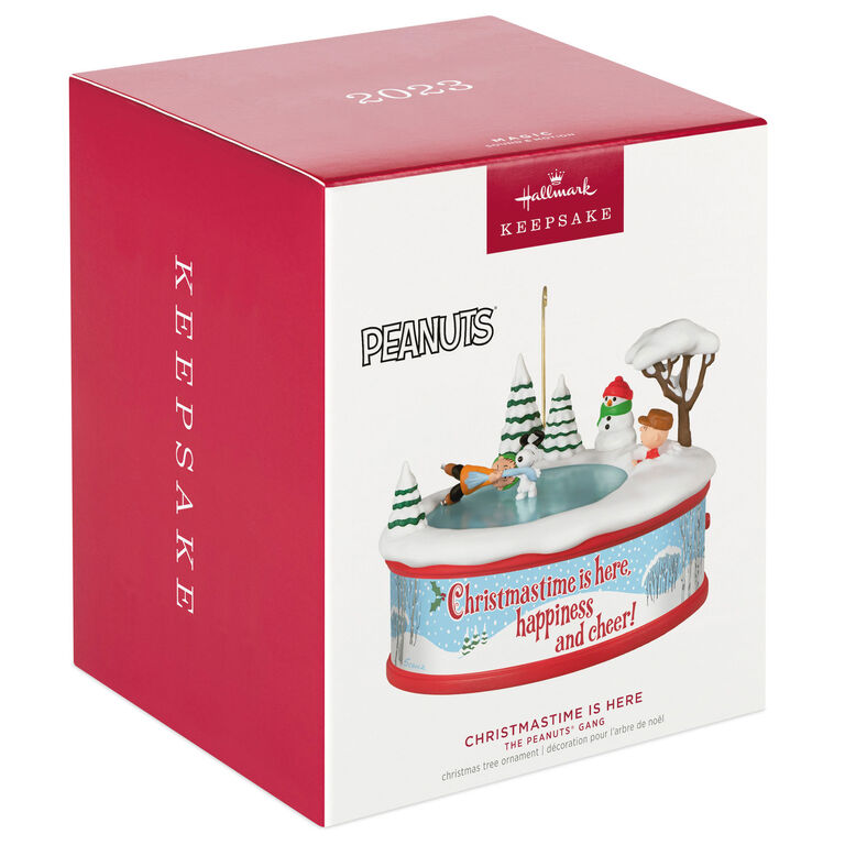 Hallmark The Peanuts® Gang Christmastime Is Here Musical Ornament With Motion