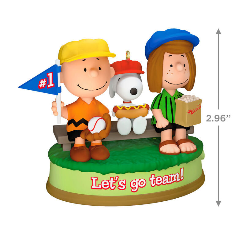 Hallmark The Peanuts® Gang Batter Up! Musical Ornament