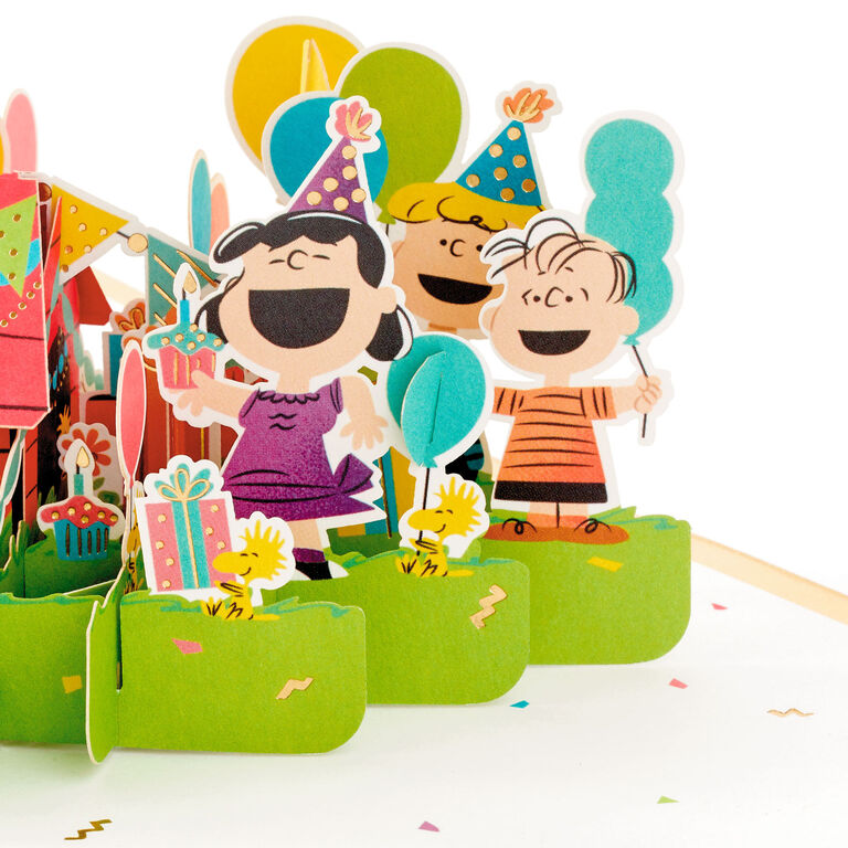 Hallmark Peanuts® Gang Celebrating You 3D Pop-Up Birthday Card
